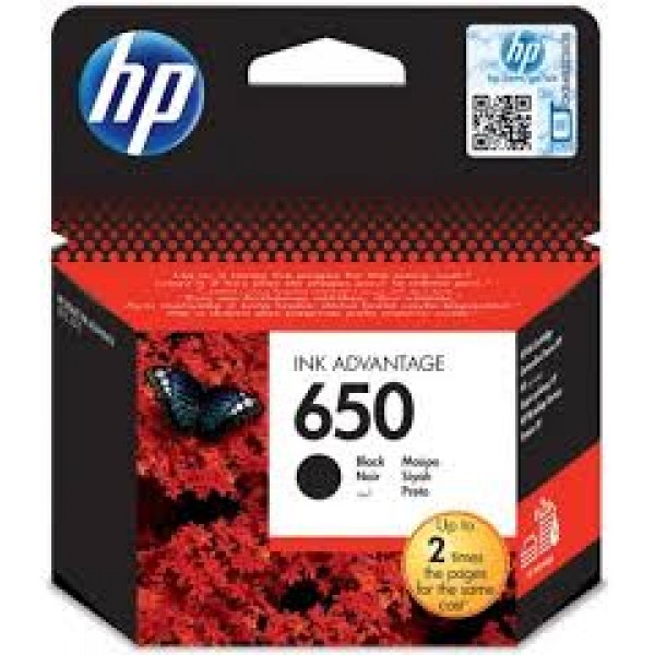  HP 650 (CZ101AE) Siyah Orjinal Kartuş