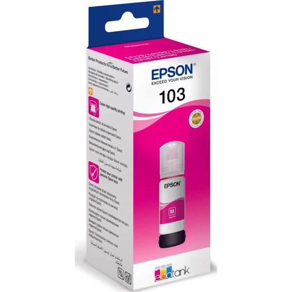Epson 103 L3110/L3111/L3150/L3151 65 ml Pembe Mürekkep Kartuşu