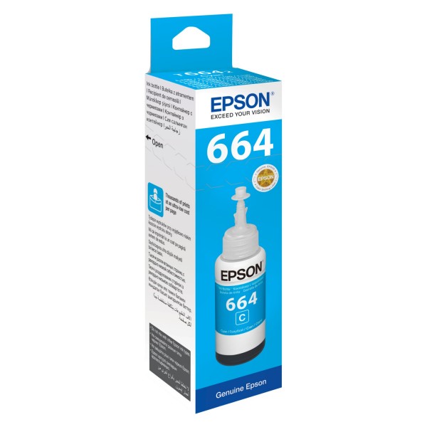 Epson T6642 L100/L200 70ml Mavi Mürekkep Epson
