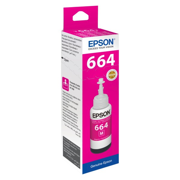 Epson T6643 L100/L200 70ml Kırmızı Mürekkep Epson