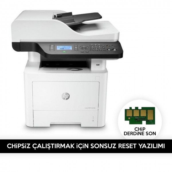 HP Laser MFP 432fdn Yazıcı Chipsiz Çalıştırmak için Reset Yazılımı